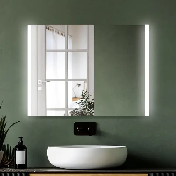 Зеркало для ванной Севилья DSSW8060 с подсветкой сенсорное 80x60 см зеркало для ванной status с подсветкой 80x60 см серый