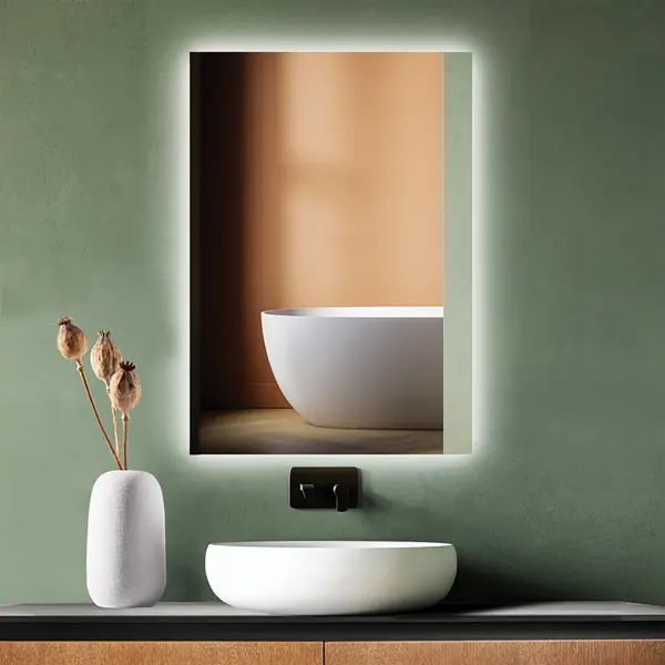 Зеркало для ванной Монреаль DSMR6095 с подсветкой сенсорное с подогревом 60x95 см зеркало для ванной сингапур dssn8060 с подсветкой сенсорное с подогревом 80x60 см