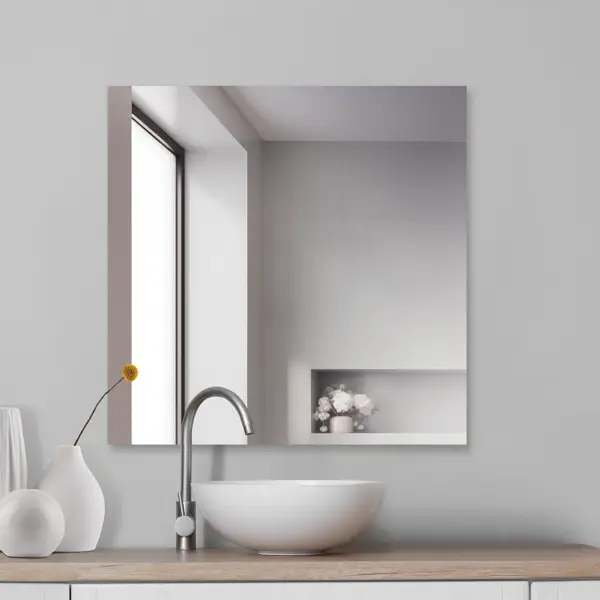 Зеркало для ванной SB60W 90x60 см зеркало для ванной vigo level comfort 60x70 см с подсветкой и часами