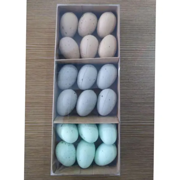 Изделие декоративное Подвесное яйцо 804574 20x7.5x3 см ПВХ цвет разноцветный