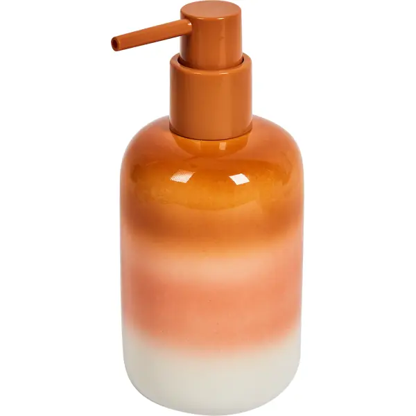 Дозатор для жидкого мыла Swensa Lava цвет бело-оранжевый дозатор для жидкого мыла swensa marmo керамика
