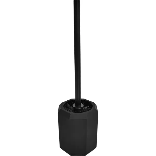 Ёршик для унитаза Swensa Grid цвет черный крепеж для унитаза 10х70 мм