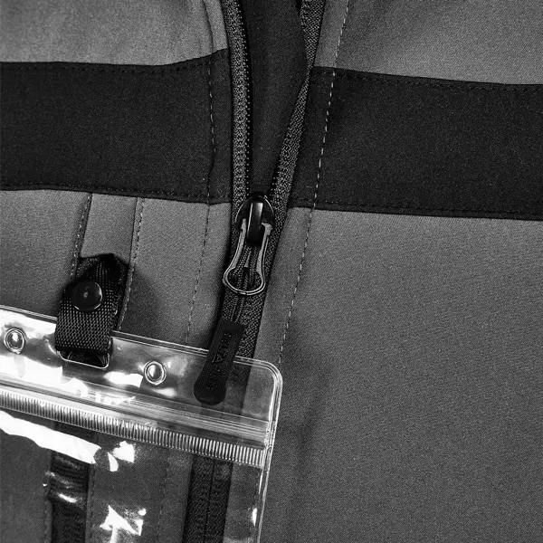 фото Куртка рабочая delta plus lulea 2 цвет серый/черный размер m рост 164-172 см