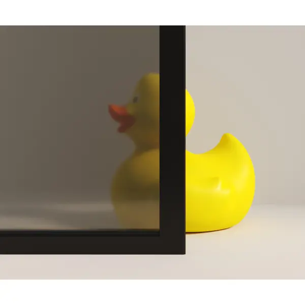 фото Душевой уголок март квадро black прямоугольный 120x80 см черный профиль тонированное стекло раздвижной