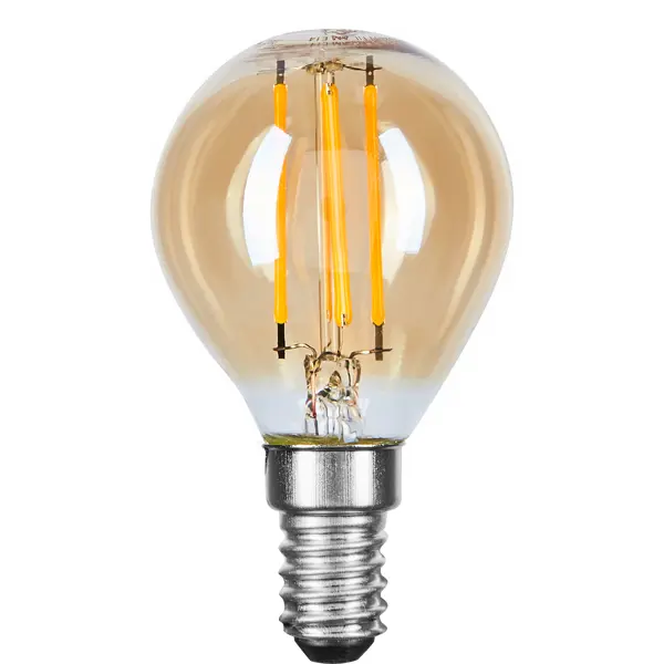Лампа светодиодная Lexman E14 220-240 В 4.5 Вт груша 470 лм нейтральный белый цвет света груша колоновидная медовая