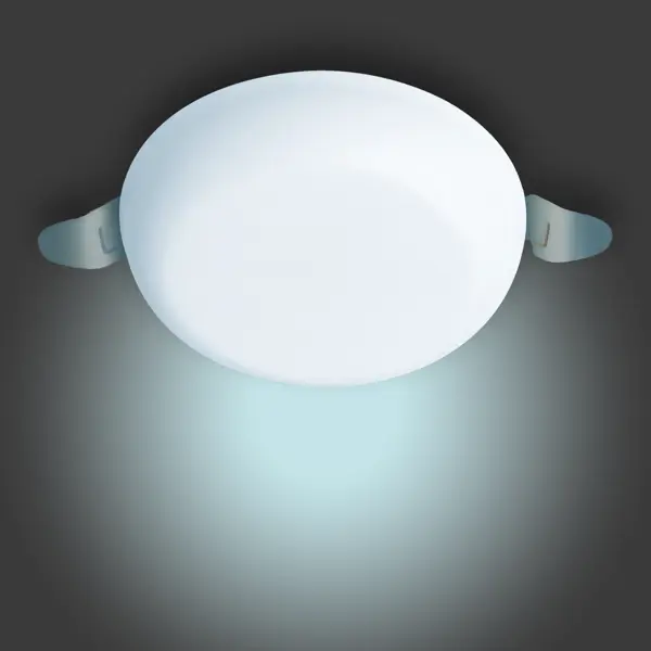 Светильник точечный светодиодный встраиваемый Apeyron под отверстие 5.5-10.5 мм 5 м² холодный белый свет цвет белый led plrs 5720 240v 2 6м b wh синие светодиоды белый каучуковый пр