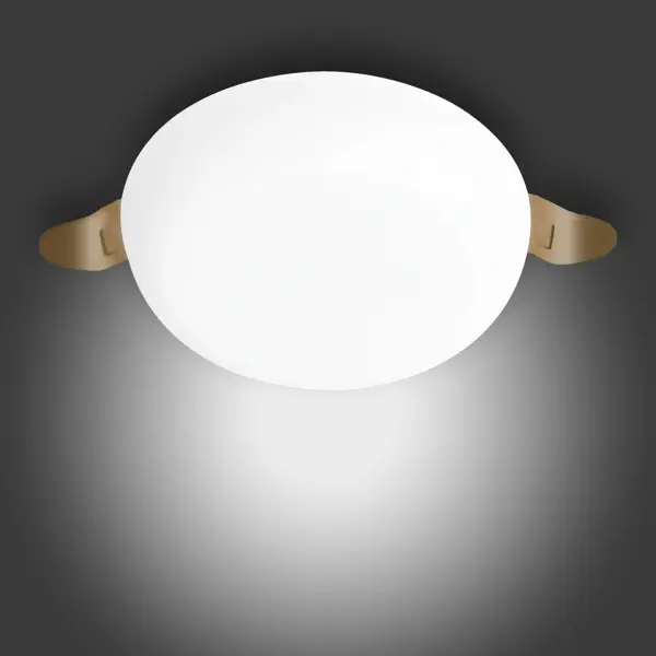 Светильник точечный светодиодный встраиваемый Apeyron под отверстие 55-75 мм 5 м² нейтральный белый свет цвет белый шнур питания для одно ного одностороннего светодиодного неона apeyron