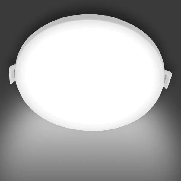 Светильник точечный светодиодный встраиваемый Apeyron 06-18 под отверстие 85 мм, 8 м², нейтральный белый свет, цвет белый