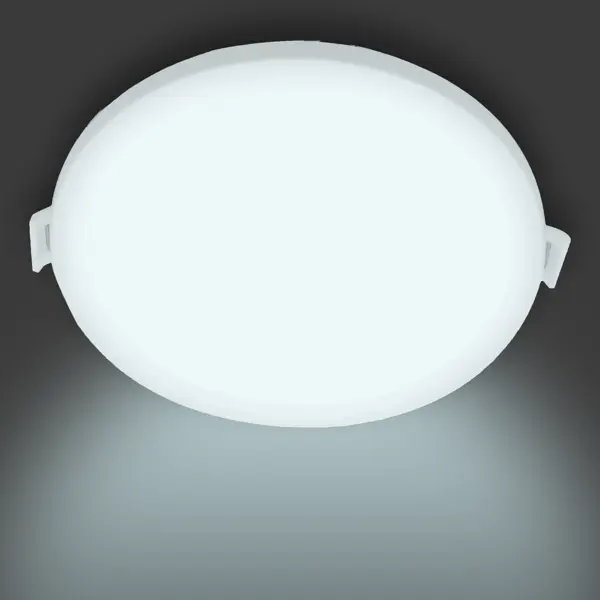 Светильник точечный светодиодный встраиваемый Apeyron 06-53 под отверстие 85 мм, 8 м², холодный белый свет, цвет белый ножницы когтерезы с прорезиненными ручками отверстие 6 мм черные