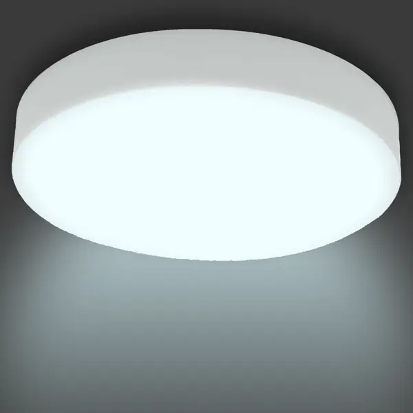 Светильник точечный светодиодный накладной Apeyron 06-62, 8 м², холодный белый свет, цвет белый светодиодная панель apeyron 06 68