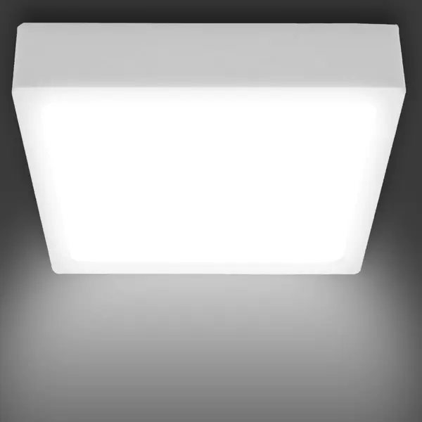 Светильник точечный светодиодный накладной Apeyron 06-44, 9.6 м², нейтральный белый свет, цвет белый светодиодная панель apeyron 06 68