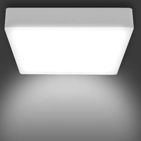 Светильник точечный светодиодный накладной Apeyron 06-46, 12 м², нейтральный белый свет, цвет белый светодиодная панель apeyron 06 69