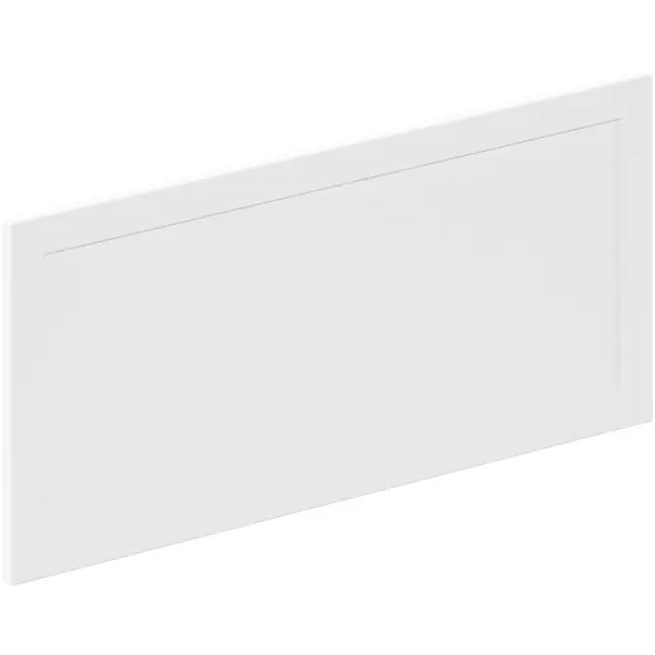 Фасад для кухонного шкафа Ньюпорт 79.7x38.1 см Delinia ID МДФ цвет белый карниз delinia id ньюпорт нижний 220x4 см мдф белый