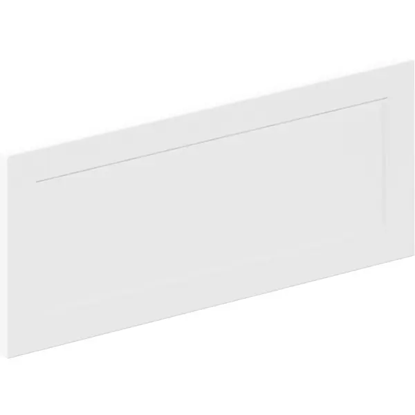 Фасад для кухонного шкафа Ньюпорт 59.7x25.3 см Delinia ID МДФ цвет белый фасад для кухонного ящика аша 39 7x25 3 см delinia id лдсп белый
