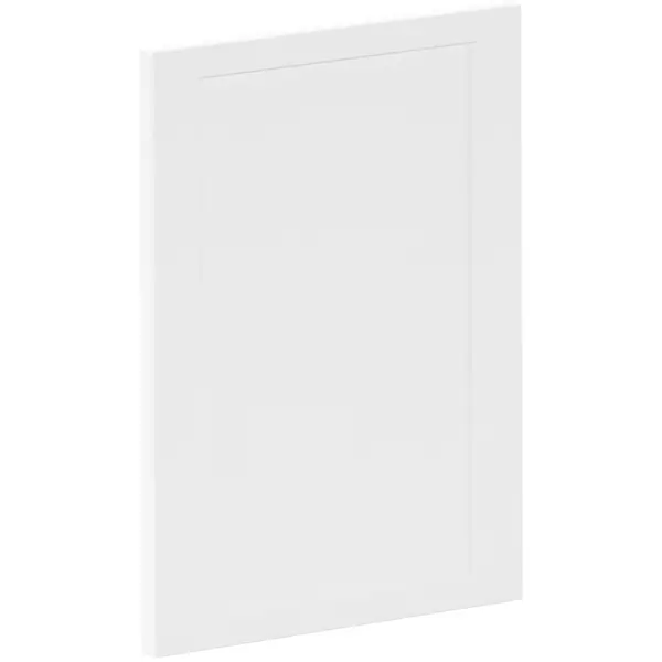 Фасад для кухонного шкафа Ньюпорт 59.7x76.5 см Delinia ID МДФ цвет белый фасад для кухонного шкафа аша 14 7x76 5 см delinia id лдсп белый