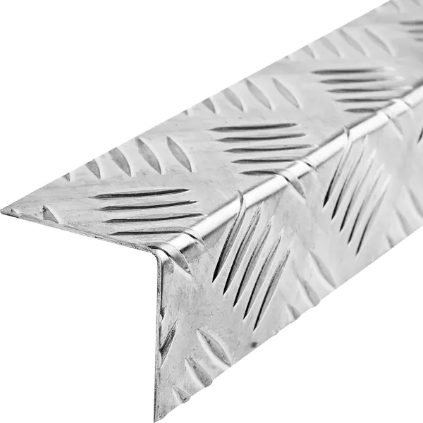 Профиль рифленый Квинтет 50x50x1.5x1200 мм, алюминий, цвет серый лист рифленый амг2 1 2x300x1200 мм алюминий