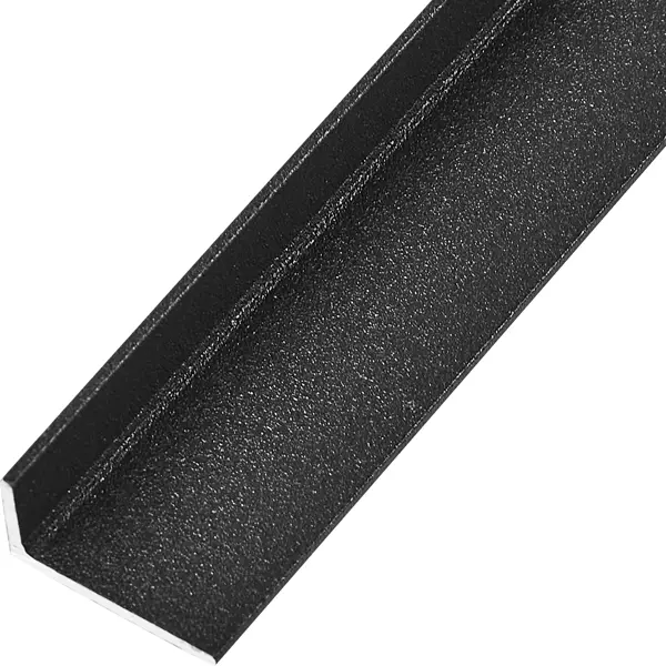 L-профиль с неравными сторонами 20x10x1.2x1000 мм, алюминий, цвет черный дырокол металлический brauberg heavy duty до 60 листов черный 226868