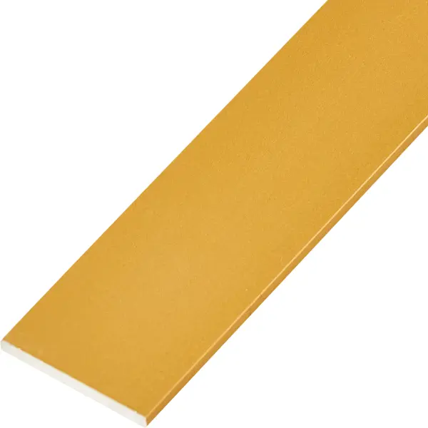 Пластина 20x2x1000 мм, алюминий, цвет золотой карабин металлический 45 × 16 мм 10 × 2 2 мм 5 шт золотой