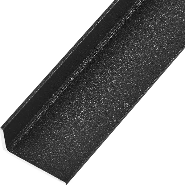 L-профиль с неравными сторонами 20x10x1.2x2700 мм, алюминий, цвет черный дырокол металлический brauberg heavy duty до 60 листов черный 226868