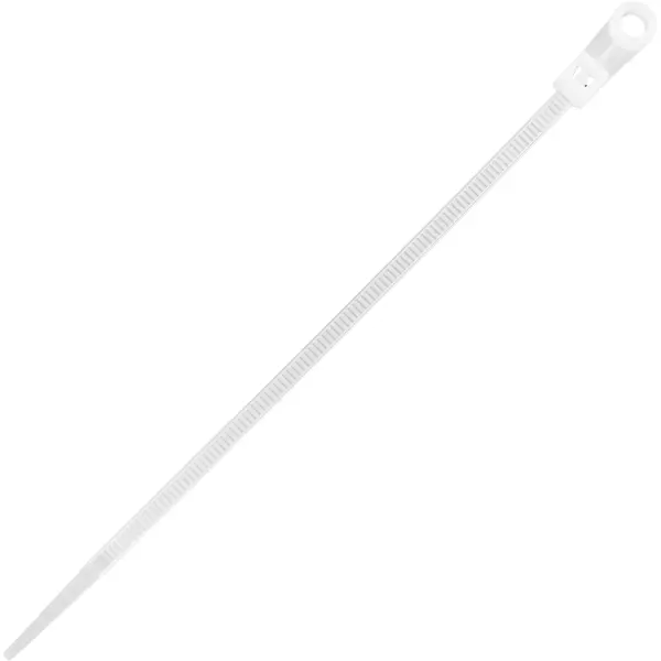Стяжка Rexant 150x3.6 мм цвет белый 100 шт. инструмент для монтажа кабельных стяжек tdm
