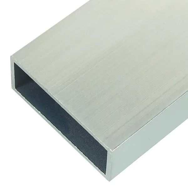 Профиль алюминиевый прямоугольный трубчатый 50х20х2x1000 мм профиль алюминиевый прямоугольный трубчатый 50х20х2x2000 мм