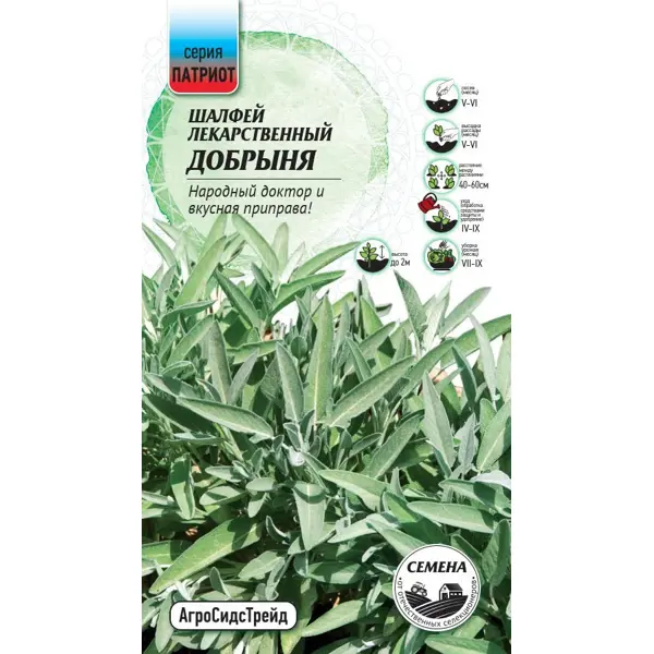 Семена пряных трав шалфей лекарственный Добрыня розмарин лекарственный простратус 1 5 л h15 см
