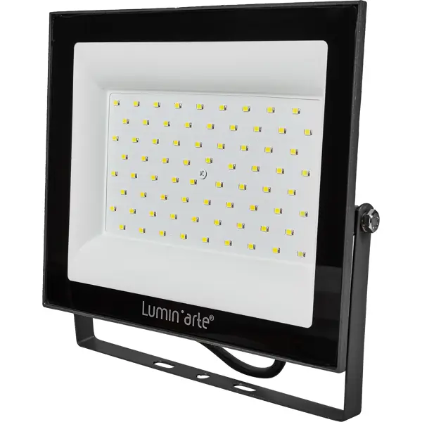 Прожектор светодиодный уличный Lumin Arte 100 Вт 5700К IP65 нейтральный белый свет архитектурный линейный светодиодный прожектор эмиттер 36f 220 20 nw