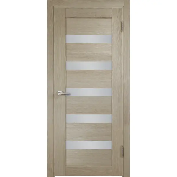Дверь межкомнатная Страйт Финиш-бум остекленная цвет дуб шеннон 90x200см