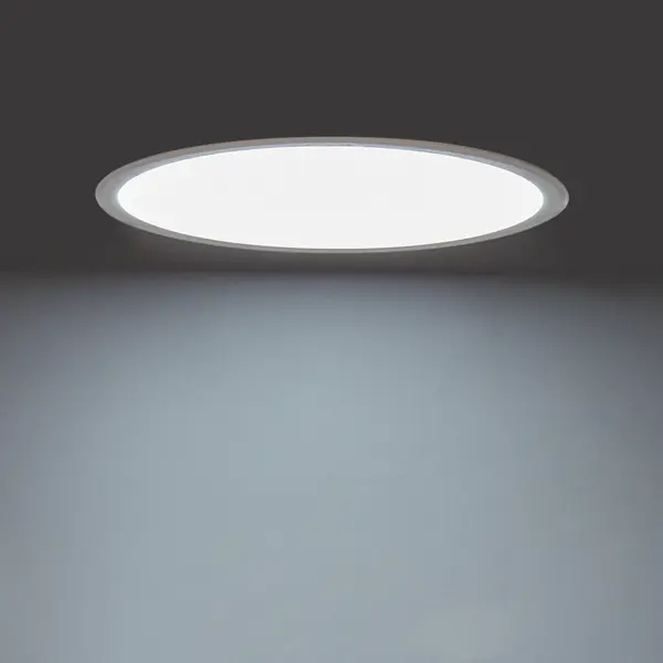 Светильник точечный светодиодный встраиваемый Philips «Meson» под отверстие 200 мм 10 м² холодный белый свет цвет белый сменный модуль для системы aut3268 10 philips
