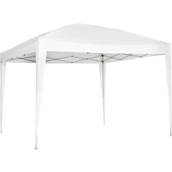 Тент складной Naterial 2.95х2.95 м белый стол для шезлонга складной adriano 48 5x40 5x42 см полипропилен белый