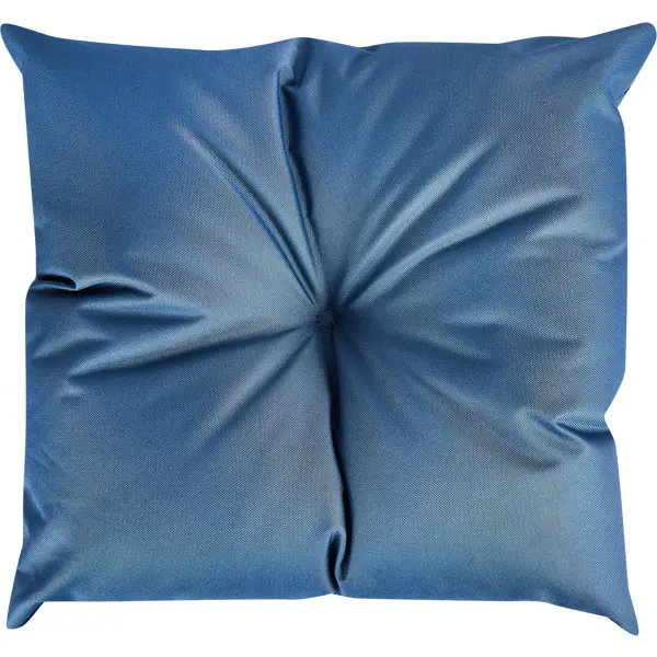 Подушка водоотталкивающая Linen Way 45x45 см цвет серо-синий подушка на сиденье linen way fossil 4 40x36 см серо розовый