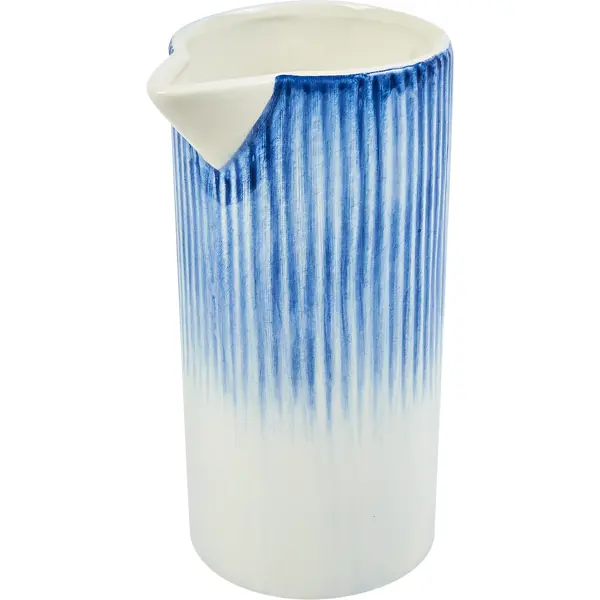 Ваза Perla керамика цвет белый 20 см ваза для сухо ов керамика напольная 56х16 см ребристая jc 11814 черная