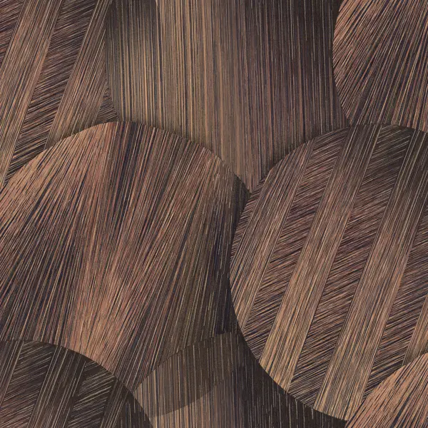 фото Обои флизелиновые monte solaro geogliph коричневые 1.06 м ms9201-12