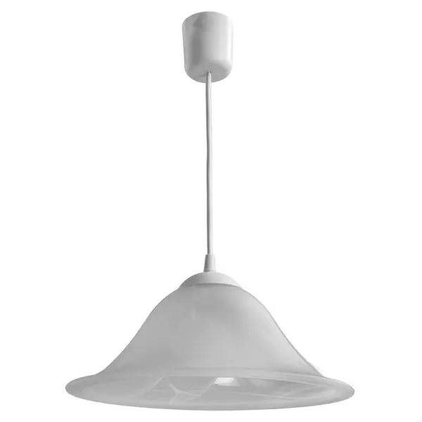 Люстра подвесная «Cucina» 1 лампа 70 Вт 3 м² цвет белый смеситель nicolazzi cucina 3479bz75 для кухни