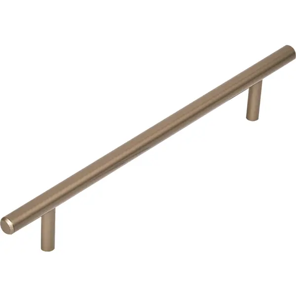 Ручка-рейлинг мебельная Бира 160 мм, цвет матовый никель