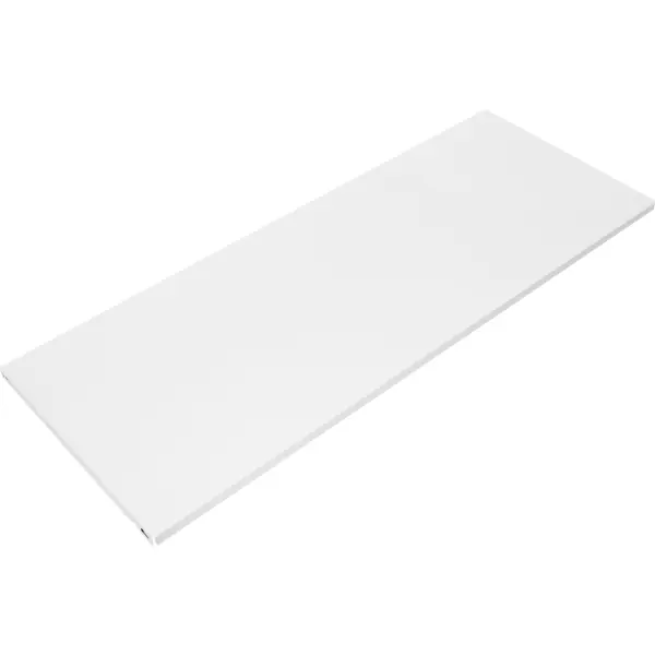 Полка Spaceo 80x30 см металл цвет белый напольная вешалка spaceo 100x160x40 см металл белый