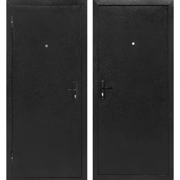 фото Дверь входная металлическая форпост 52 86x205 см левая антик черный