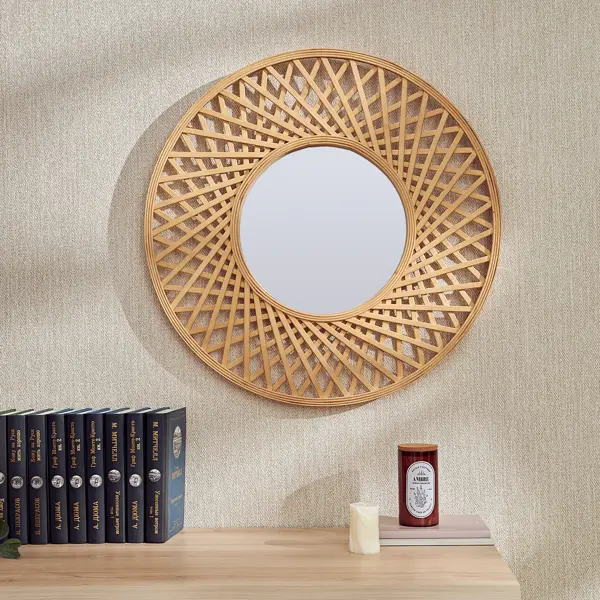 Зеркало декоративное настенное Inspire Rosage, 60 см зеркало декоративное celia круг 68 см
