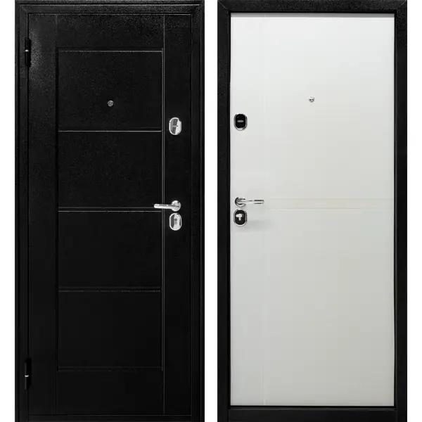фото Дверь входная металлическая форпост 75 86x205 см левая бук светлый