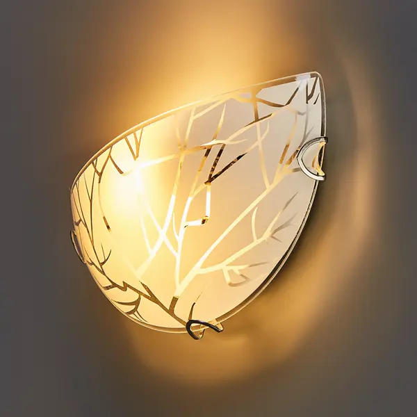 Настенный светильник «Багульник» КС30073/1W, цвет белый подмышечники одноразовые самоклеящиеся белый упак 4 пары prym