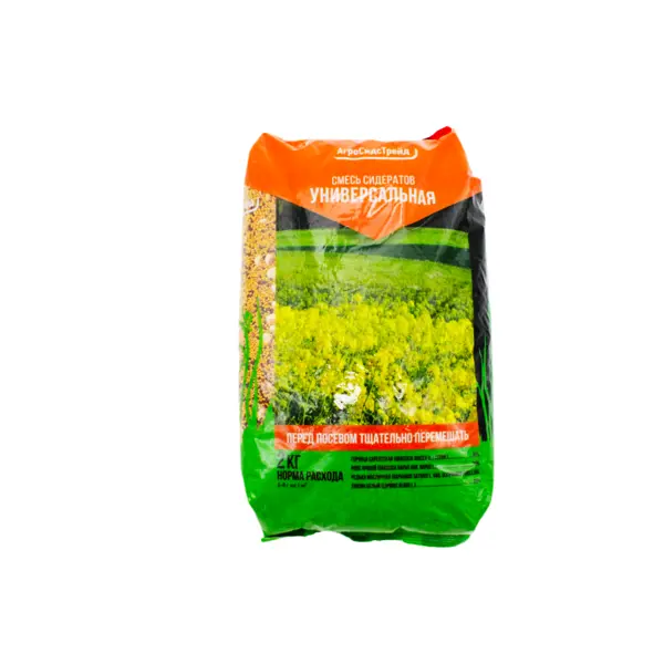 Смесь сидератов Агросидстрейд Универсальная 2 кг семена сидератов редька масличная микс 0 1 кг