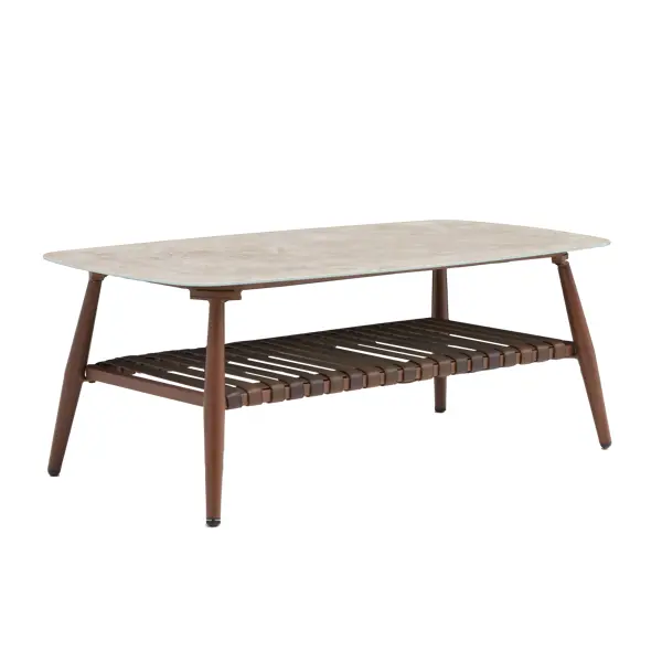 Кофейный стол Naterial Retro прямоугольный 110x60 см коричневый oberon mica стол кофейный