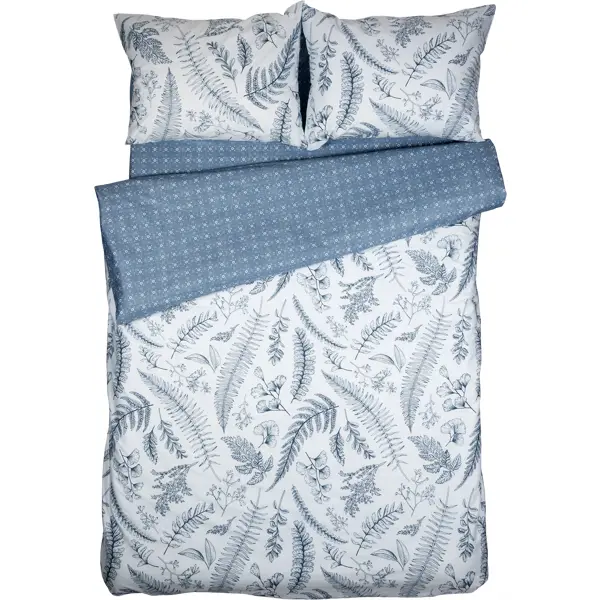 Комплект постельного белья Amore Mio Флори полутораспальный сатин канва для вышивания равномерного переплетения 50 × 50 см белый