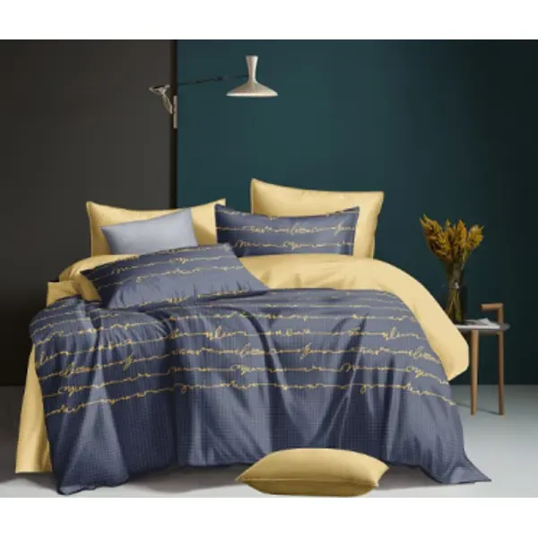 Комплект постельного белья Eclair Корнетто двуспальный сатин разноцветный комплект paris покрывало с наволочками двуспальный полиэстер серый