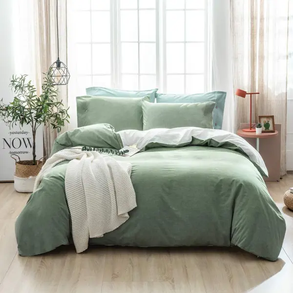 Пододеяльник Inspire 145x215 см сатин цвет зеленый спальный мешок alexika siberia зеленый