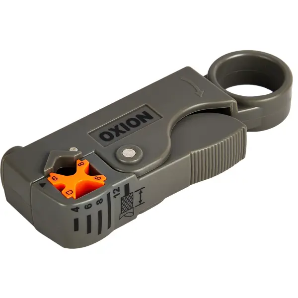 Инструмент для зачистки ТВ-кабеля Oxion 100 мм инструмент для опрессовки knipex kn 975206 250 мм 0 5 6 мм2 20 10 awg