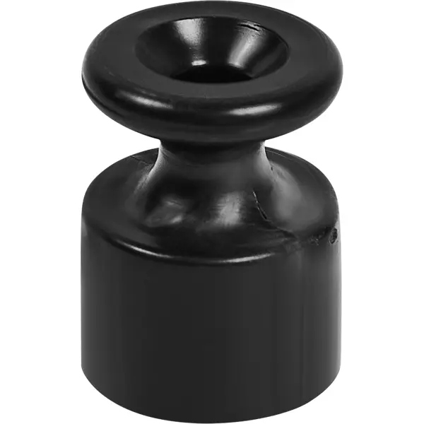 Изолятор для провода Gewiss 18x24 мм цвет черный изолятор для витого провода мрамор h22мм керамика 50шт rozetkoff bironi арт r iz 090 50