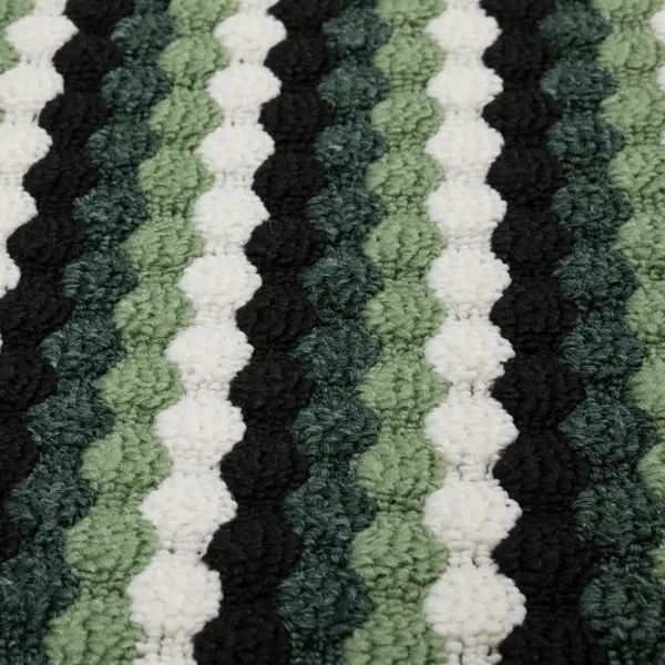 фото Коврик декоративный полипропилен bendigo 67х100 см цвет зеленый без бренда