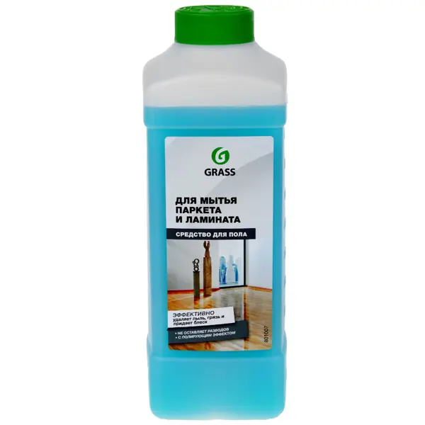 Средство для мытья паркета и ламината Grass 1 л средство для мытья полов grass floor wash strong 1 л