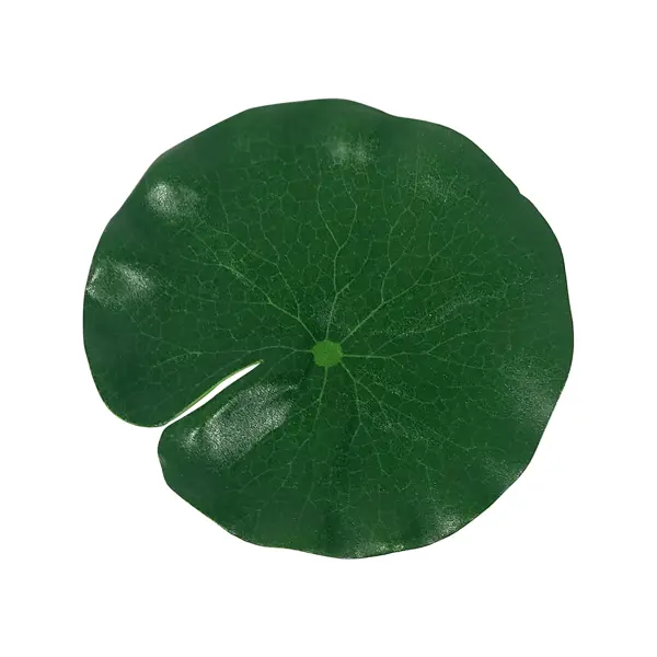 Украшение для водоема Лист ЭВА зеленое 14.6x14.4x0.2 см украшение для водоема ок лотоса эва оранжевое 14x16x6 см